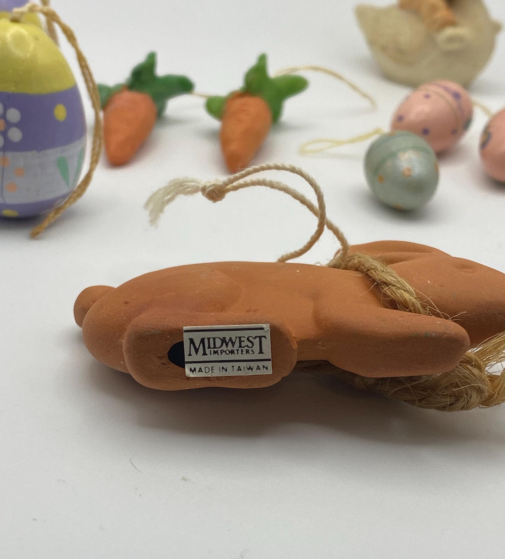 10 piece lot of vintage Easter Ornaments