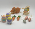 10 piece lot of vintage Easter Ornaments